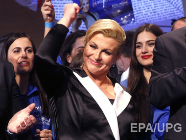 Впервые президентом Хорватии стала женщина