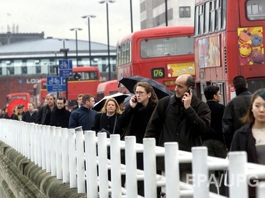 В Лондоне забастовка водителей автобусов стала причиной 800-километровой пробки