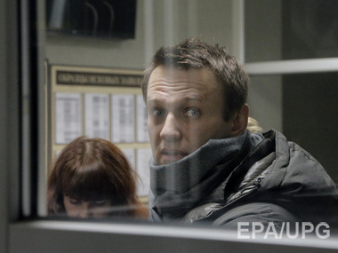 Навальный задержан полицией после эфира на радиостанции "Эхо Москвы"