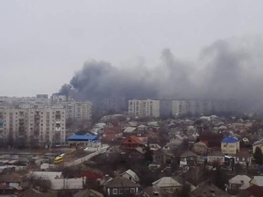 Горсовет Мариуполя: Несколько снарядов террористов попали в район рынка "Киевский"