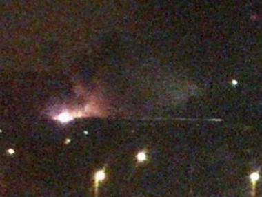 МВД: Ночью в Харькове горел столярный цех рядом с железной дорогой