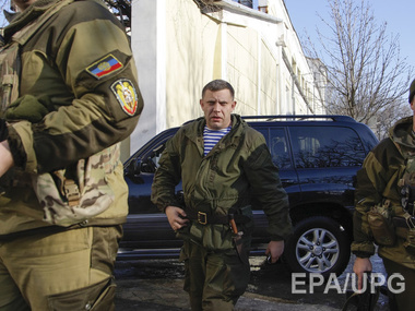 Захарченко: Мы сейчас пытаемся объединить фронт с "ЛНР"