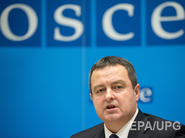 Председатель ОБСЕ призвал к немедленному прекращению огня на Донбассе