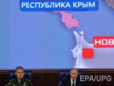 СМИ: В аннексированном Крыму роют ров на границе с Украиной