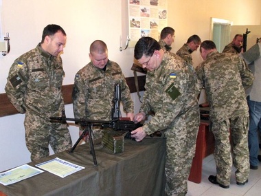В Академии сухопутных войск обучается несколько сотен мобилизованных. Фоторепортаж