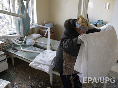 ОБСЕ: В результате обстрела больницы в Донецке 4 февраля погибли шесть человек, 25 ранены