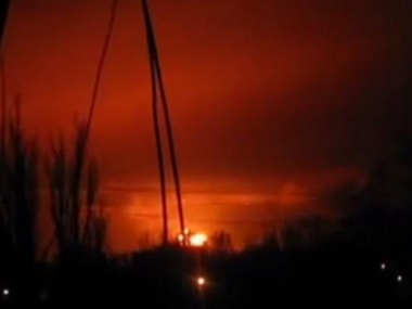 Соцсети: Взрыв склада боеприпасов в Донецке состоялся благодаря наводке украинской аэроразведки