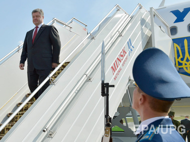 Порошенко, Олланд и Меркель прилетели в Минск на переговоры по Донбассу
