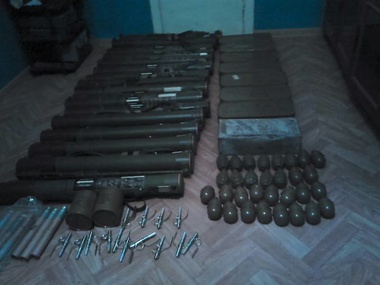 В Одессе СБУ задержала боевика с рекордно большим арсеналом оружия