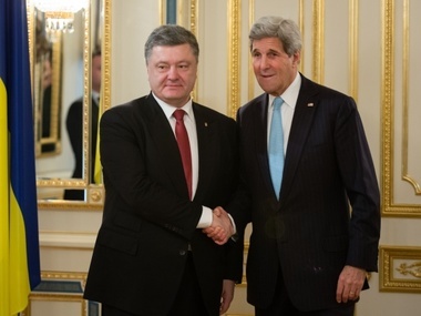 Порошенко и Керри скоординировали позиции по проекту Совбеза ООН по Украине