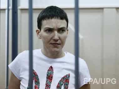 Адвокат: Вес Савченко упал до 57 кг