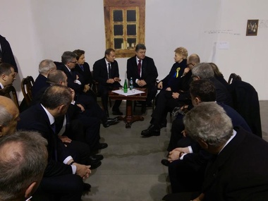 Цеголко: Порошенко и представители иностранных государств беседовали в Мыстецком Арсенале