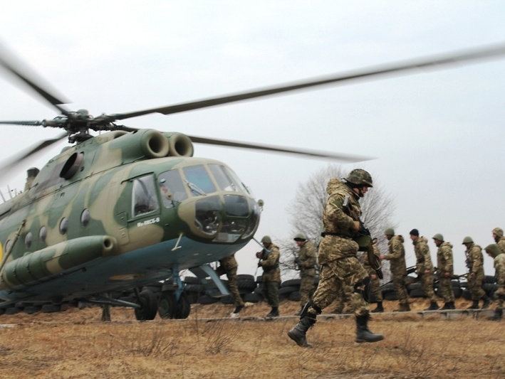 Штаб АТО: Бойцы Нацгвардии и десантники проходят тренировки