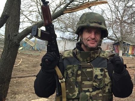 Шкиряк: В районе Лебединского боевики обстреливают позиции сил АТО из пулеметов