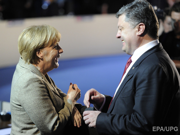 Порошенко и Меркель обсудили санкции против России