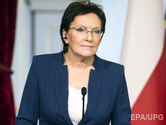 Премьер Польши Копач: Относиться к украинскому кризису легкомысленно было бы наивно