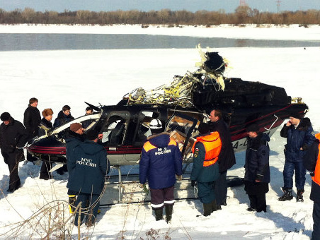 МЧС России: На Камчатке разбился вертолет, двое пилотов погибли