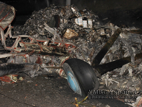 Ночью в Волынской области упал самолет Ан-2, пилот погиб