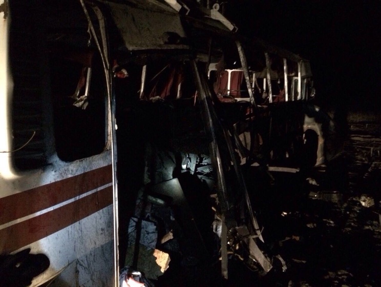 Пресс-центр АТО: Мина, на которой подорвался автобус под Горловкой, была заложена боевиками