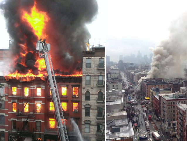 В Нью-Йорке при взрыве в жилом доме пострадали 30 человек