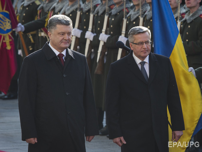 Коморовский: ЕС и НАТО признают границы Украины, установленные в 1991 году
