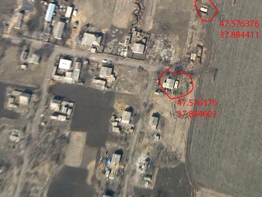 Воздушная разведка полка "Днепр-1" обнаружила скопление бронетехники террористов на линии разграничения