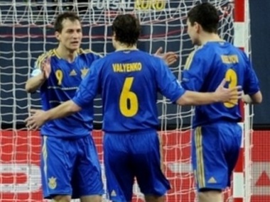 Сборная Украины по футзалу добыла победу на чемпионате Европы