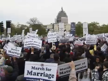 В Вашингтоне состоялся марш противников однополых браков