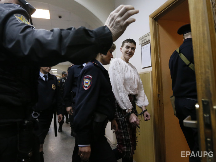 Басманный суд оставил Савченко под стражей до 30 июня