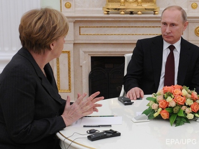 В ходе визита в Москву Меркель обсудит с Путиным ситуацию в Украине