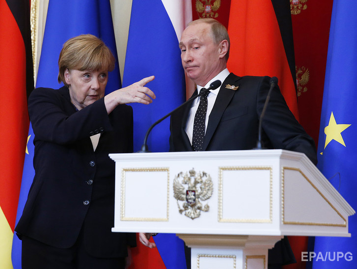 The New York Times: Путин воспользовался визитом Меркель, чтобы попытаться наладить отношения с ЕС