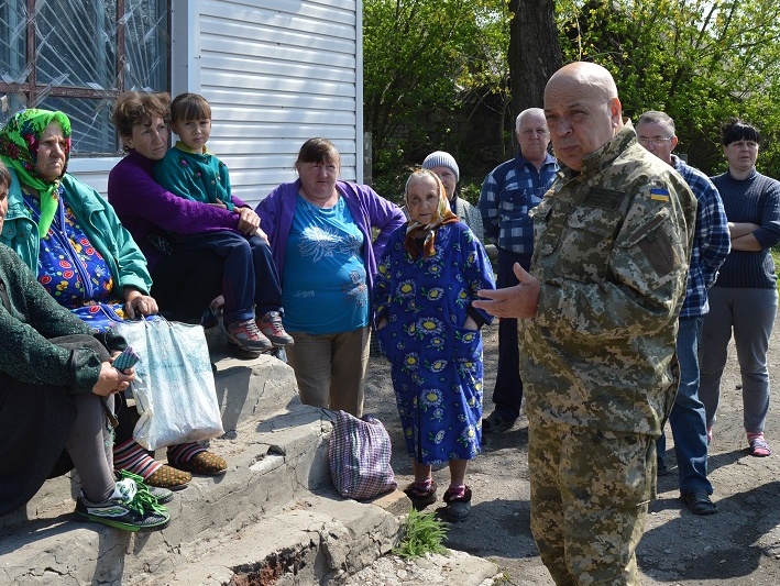 Москаль: В Станице Луганской появилось электричество