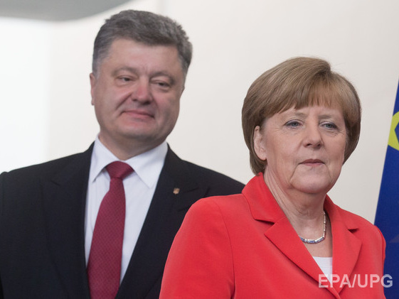 Порошенко и Меркель требуют немедленно обеспечить доступ ОБСЕ ко всем объектам и российско-украинской границе