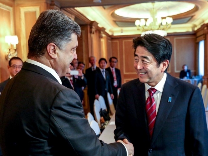 Порошенко: Взаимоотношения Украины и Японии находятся на высочайшем уровне