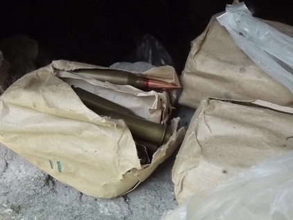 МВД: В Святошинском районе столицы обнаружен тайник с боеприпасами