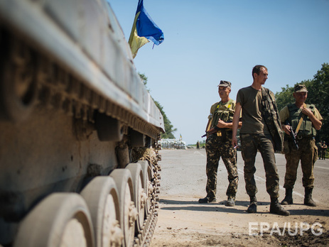 Пресс-центр АТО: В течение дня боевики 27 раз обстреляли позиции украинских военных в районе Донецка