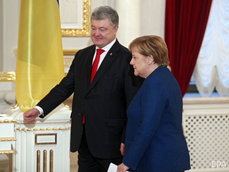 Меркель поздравила Порошенко с выходом во второй тур &ndash; Администрация Президента