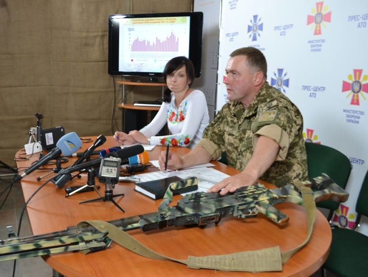 Штаб АТО: На территории Украины находятся девять тысяч российских военных