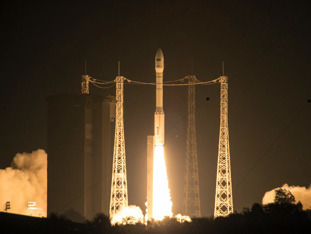 Ракета-носитель Vega с украинским двигателем вывела на орбиту спутник Sentinel-2A. Видео