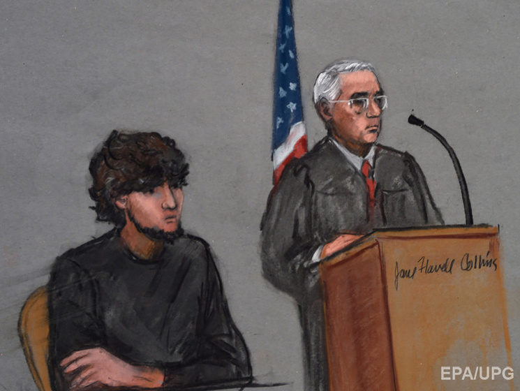 В США официально огласили смертный приговор "бостонскому террористу" Царнаеву
