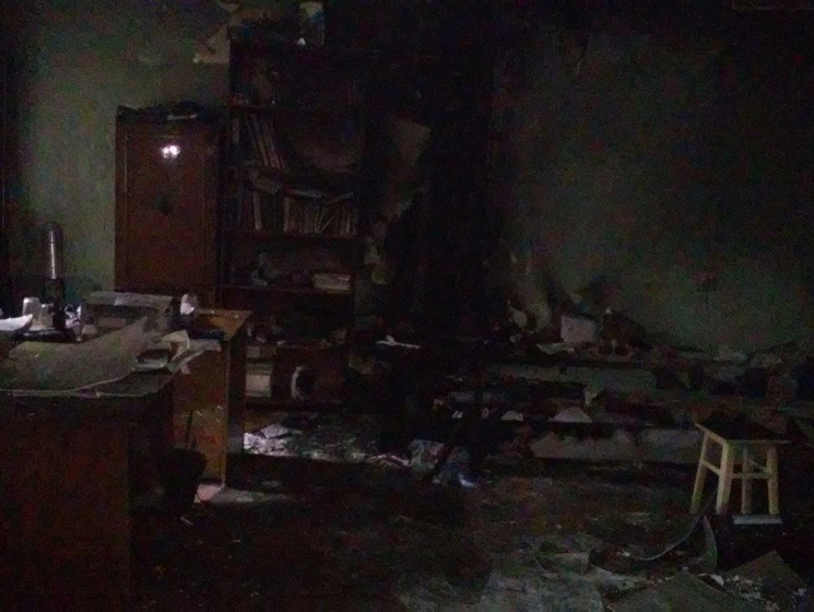 "Свобода" сообщила о поджоге своего офиса в Херсоне