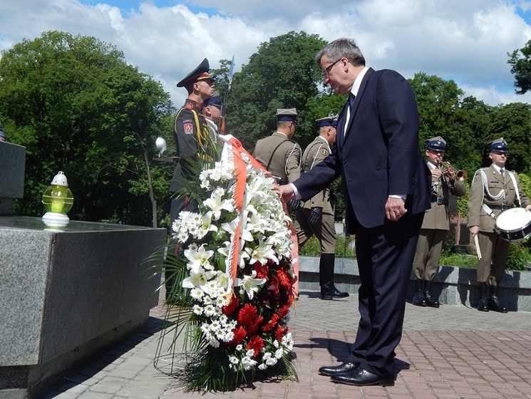 Президент Польши Коморовский прибыл во Львов