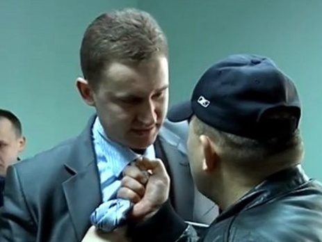 Задержание прокурора из Ровно, которого избил Сашко Билый. Видео