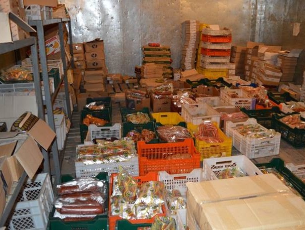 В Северодонецке СБУ обнаружила базу с продуктами для террористов