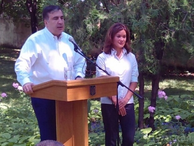 СМИ: Саакашвили представил своего нового зама – россиянку Марию Гайдар