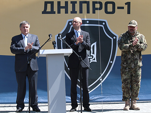 Яценюк: Полк "Днепр-1" станет основой полицейского спецназа КОРД