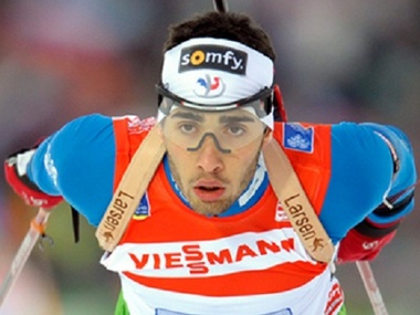 Французский биатлонист Мартен Фуркад выиграл золото в гонке преследования