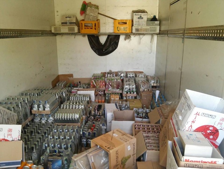 Бирюков: Сегодня только за первую половину дня в зоне АТО изловлены три грузовика с контрабандным алкоголем