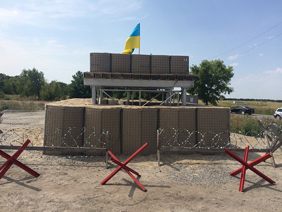 МВД: В Днепропетровской области установили первые в Украине блокпосты по стандартам НАТО