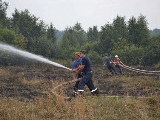 Госслужба по ЧС: В Волынской области горят торфяники